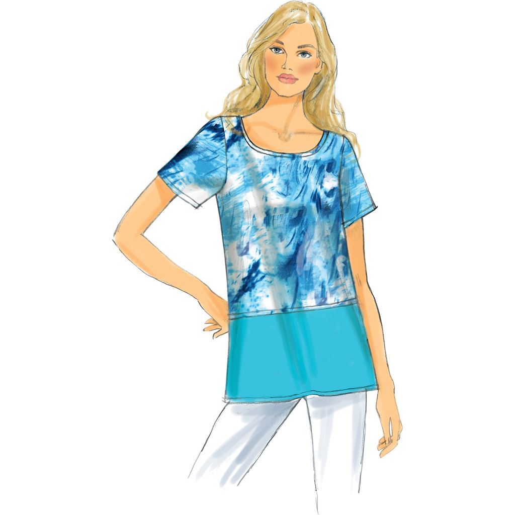 Butterick Pattern B6214 Misses Top 6214 Image 6 From Patternsandplains.com