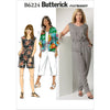 Butterick Pattern B6224 Womens Kimono and Jumpsuit 6224 Image 1 From Patternsandplains.com