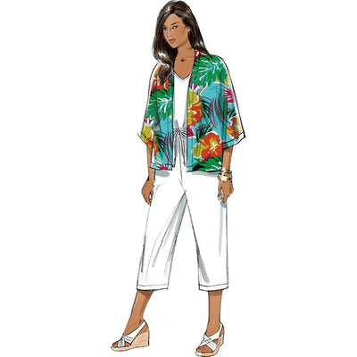 Butterick Pattern B6224 Womens Kimono and Jumpsuit 6224 Image 6 From Patternsandplains.com