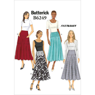 Butterick Pattern B6249 Misses Skirt 6249 Image 1 From Patternsandplains.com