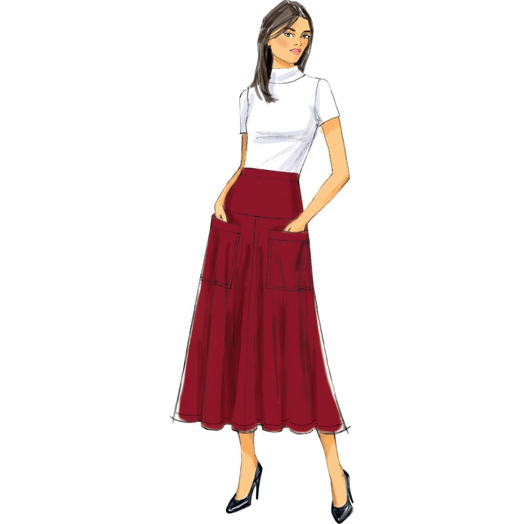 Butterick Pattern B6249 Misses' Skirt 6249 - Patterns and Plains