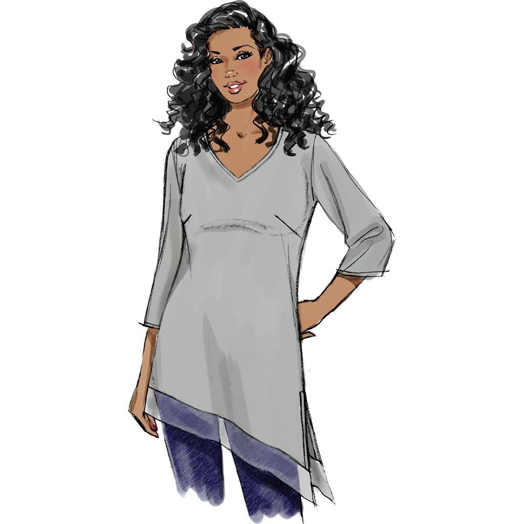 Butterick Pattern B6263 Womens Tunic 6263 Image 2 From Patternsandplains.com