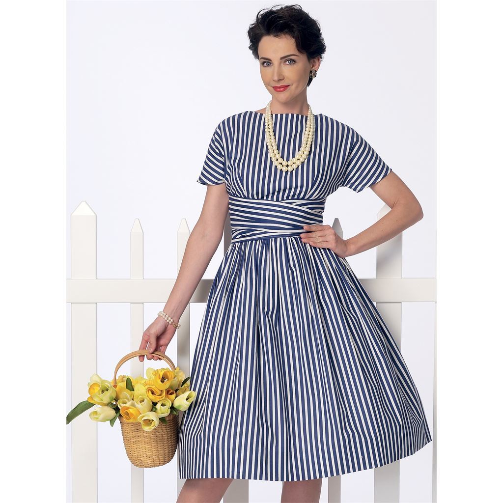 Butterick Pattern B6318 Misses Tie Waist Dress 6318 Image 2 From Patternsandplains.com