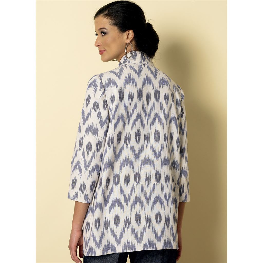 Butterick Pattern B6328 Misses Open Front Jackets 6328 Image 6 From Patternsandplains.com