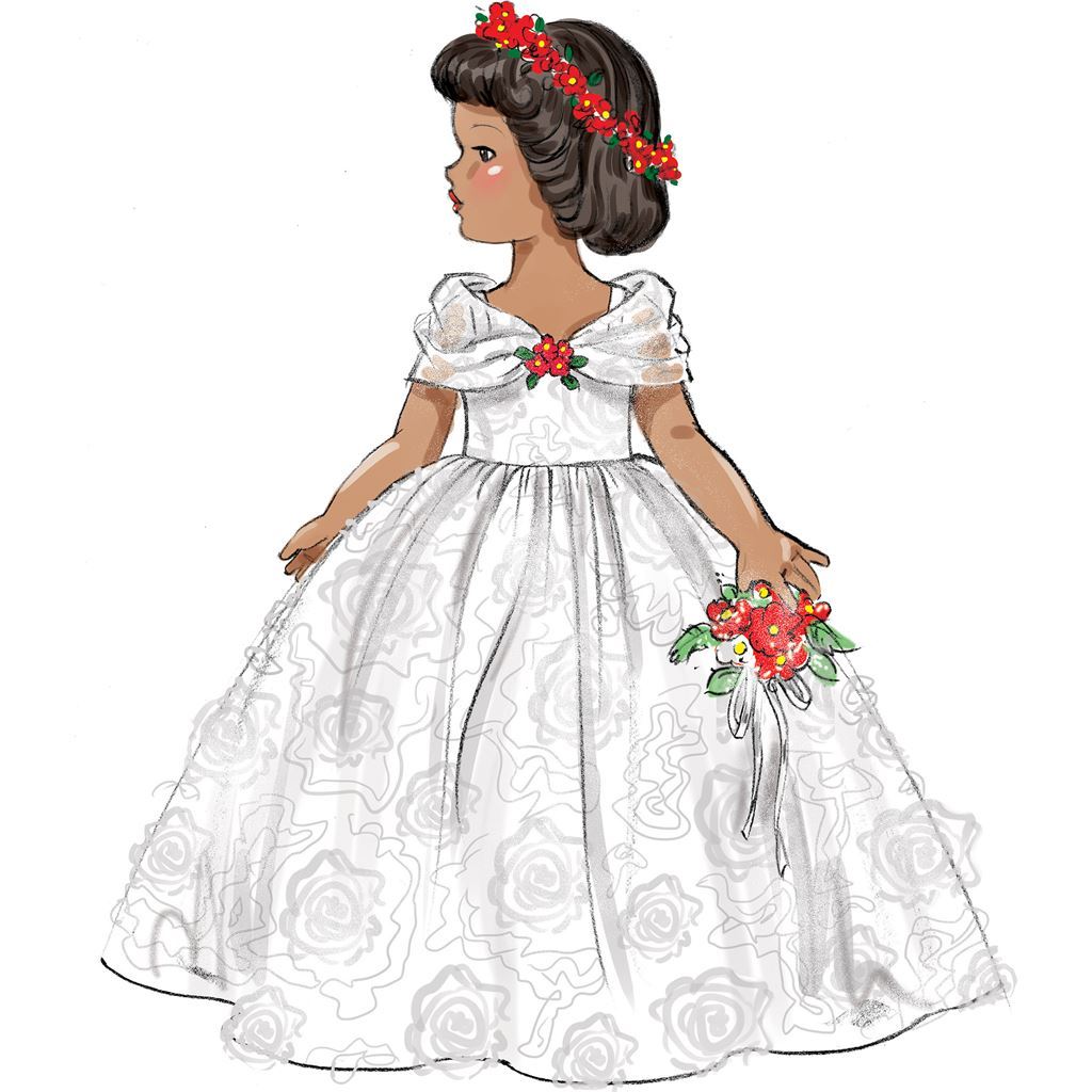 Butterick Pattern B6336 Retro Outfits for 18 Doll 6336 Image 4 From Patternsandplains.com