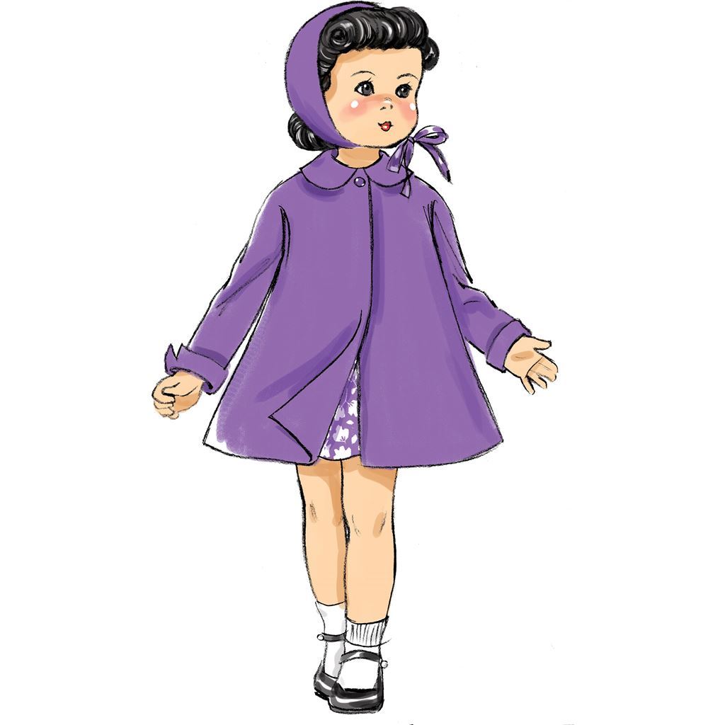 Butterick Pattern B6336 Retro Outfits for 18 Doll 6336 Image 7 From Patternsandplains.com