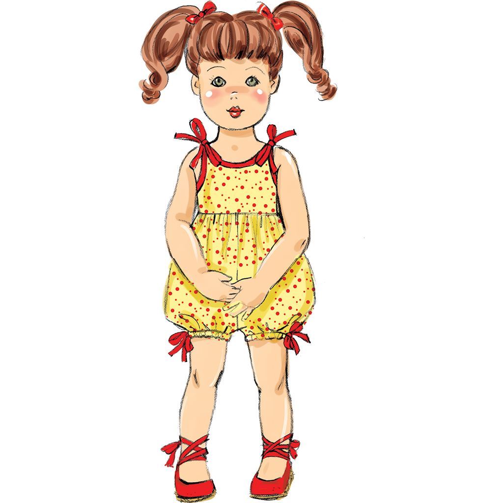 Butterick Pattern B6336 Retro Outfits for 18 Doll 6336 Image 9 From Patternsandplains.com