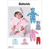 Butterick Pattern B6372 Infants Cape Vest Buntings and Pull On Pants 6372 Image 1 From Patternsandplains.com