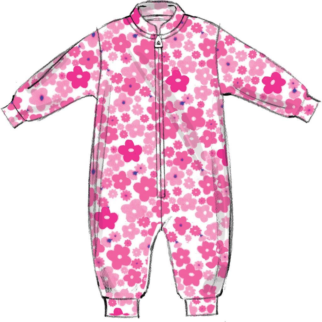 Butterick Pattern B6372 Infants Cape Vest Buntings and Pull On Pants 6372 Image 6 From Patternsandplains.com