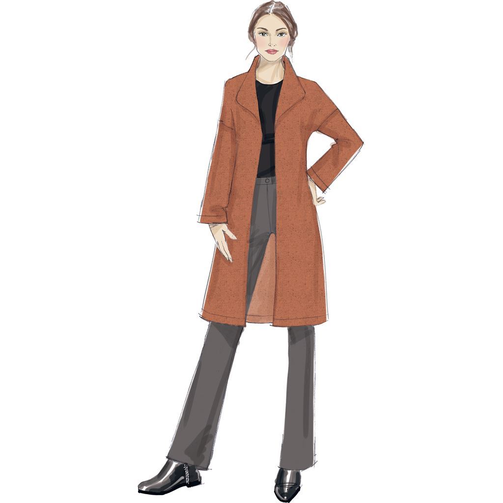 Butterick Pattern B6394 Misses Shawl Collar Coats 6394 Image 4 From Patternsandplains.com