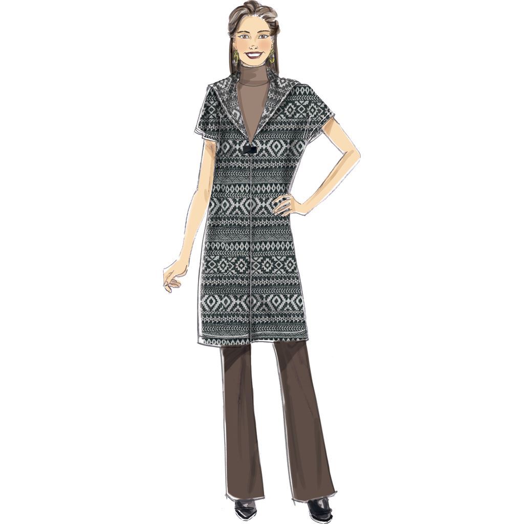 Butterick Pattern B6394 Misses Shawl Collar Coats 6394 Image 5 From Patternsandplains.com