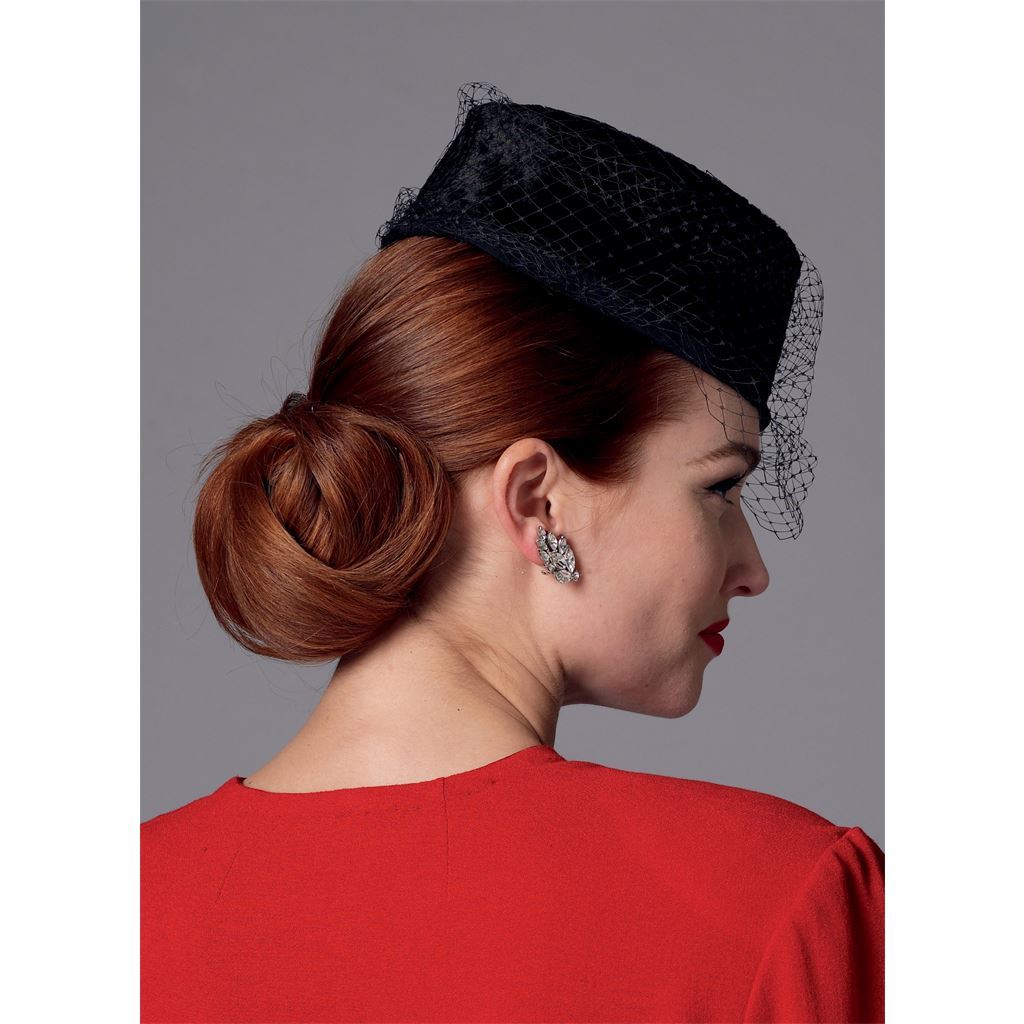 Butterick Pattern B6397 Misses Hats in Four Styles 6397 Image 10 From Patternsandplains.com