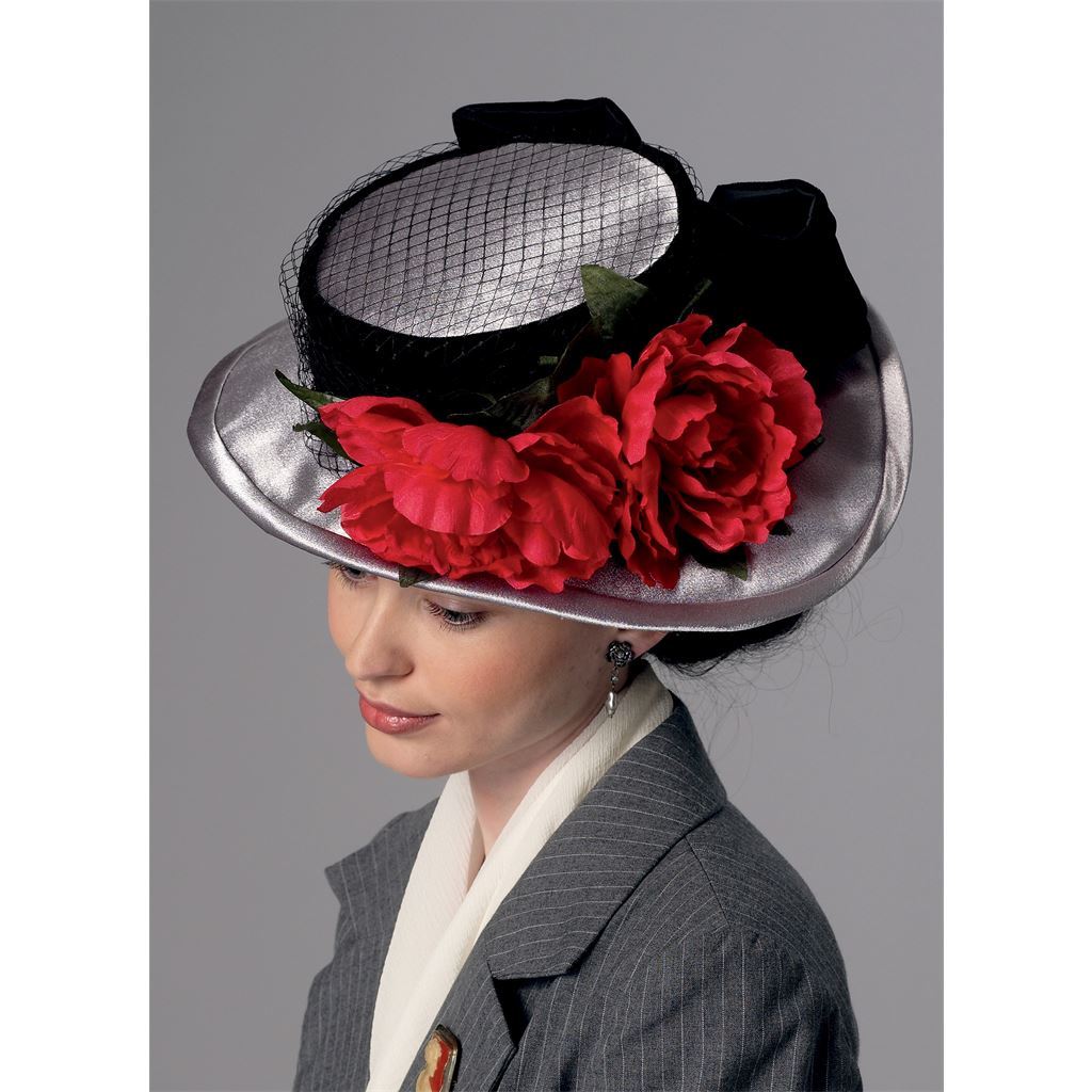 Butterick Pattern B6397 Misses Hats in Four Styles 6397 Image 13 From Patternsandplains.com