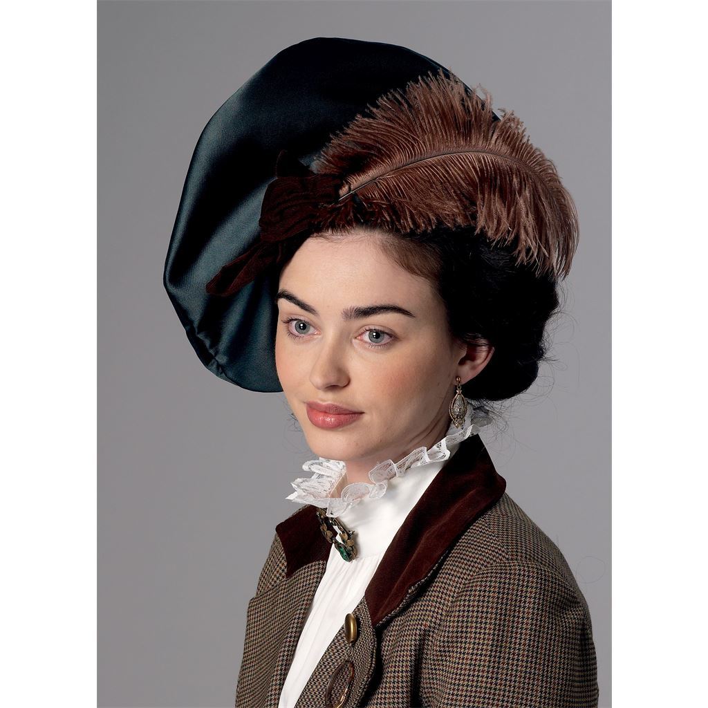 Butterick Pattern B6397 Misses Hats in Four Styles 6397 Image 17 From Patternsandplains.com