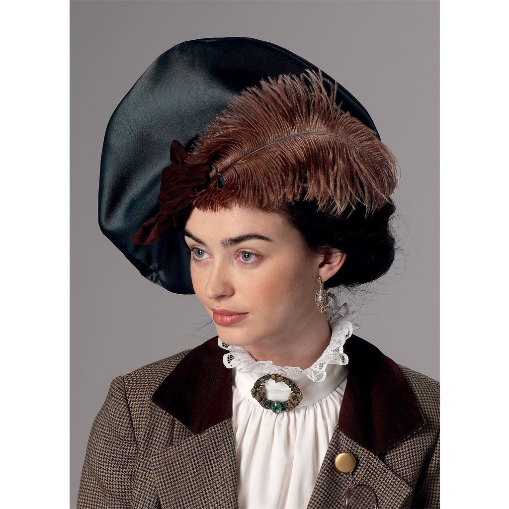 Butterick Pattern B6397 Misses Hats in Four Styles 6397 Image 21 From Patternsandplains.com