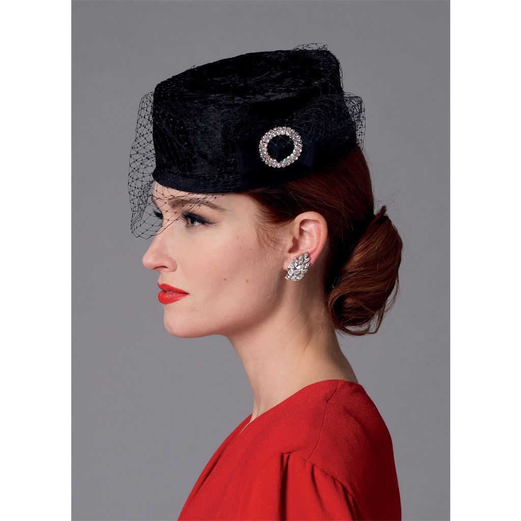 Butterick Pattern B6397 Misses Hats in Four Styles 6397 Image 8 From Patternsandplains.com