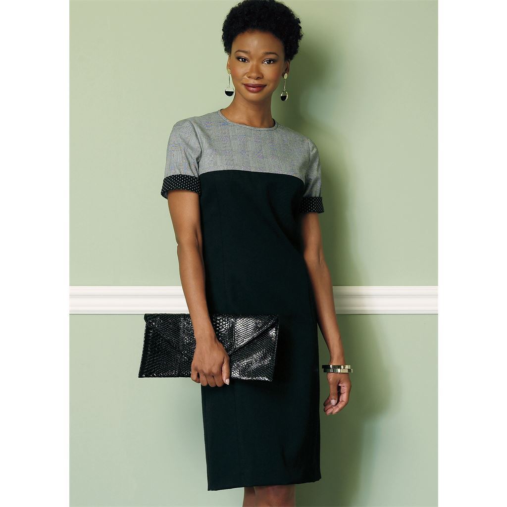 Butterick Pattern B6410 Misses Miss Petite Paneled Dresses with Yokes 6410 Image 2 From Patternsandplains.com