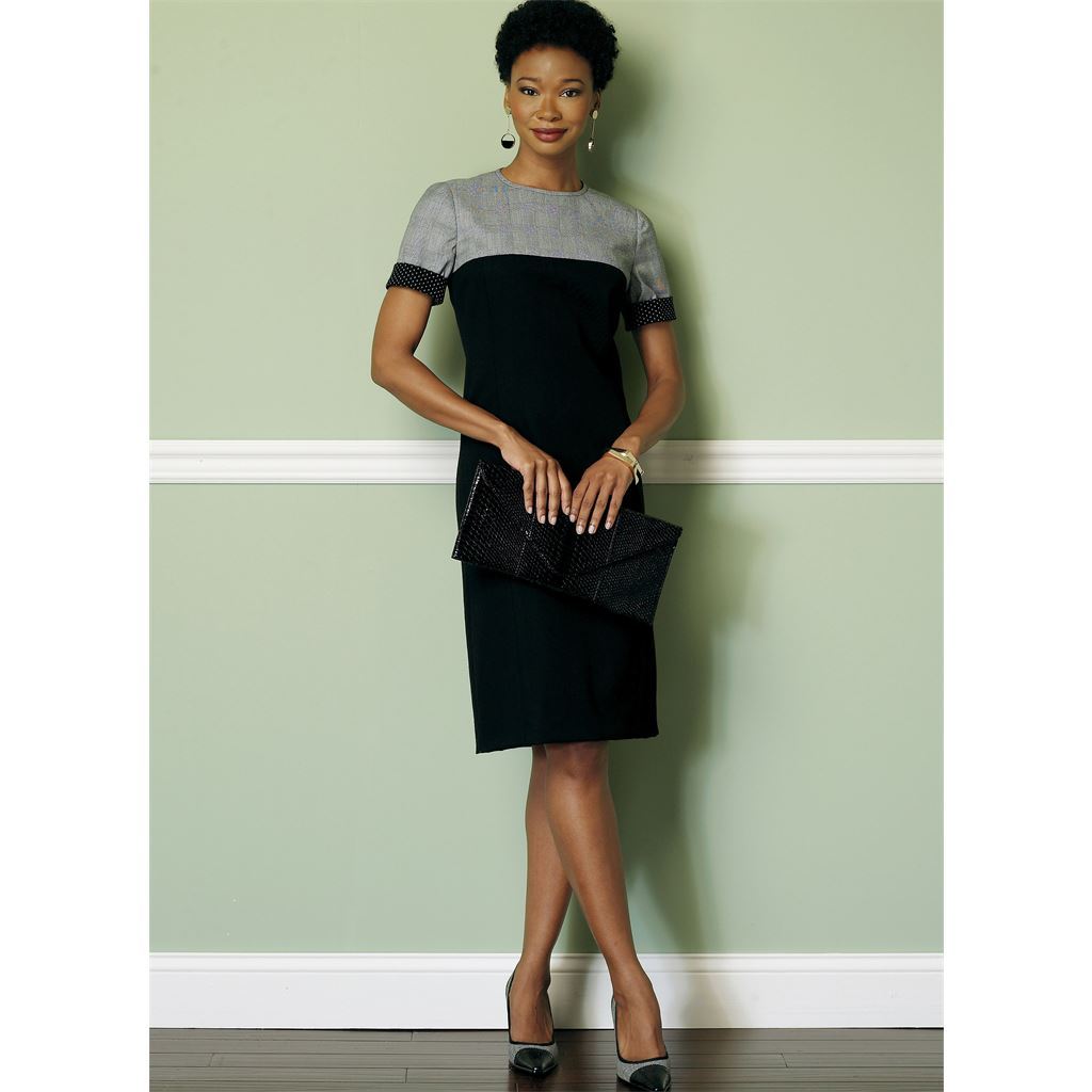 Butterick Pattern B6410 Misses Miss Petite Paneled Dresses with Yokes 6410 Image 5 From Patternsandplains.com