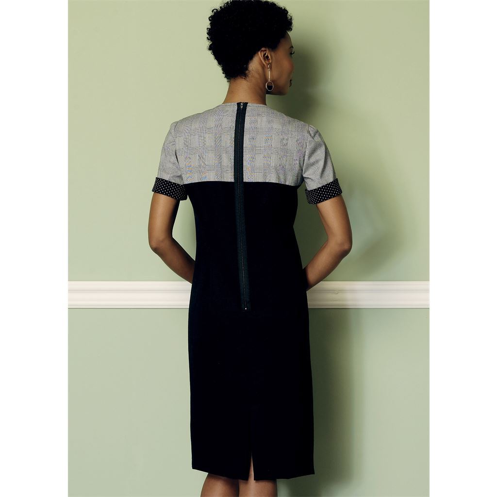 Butterick Pattern B6410 Misses Miss Petite Paneled Dresses with Yokes 6410 Image 6 From Patternsandplains.com