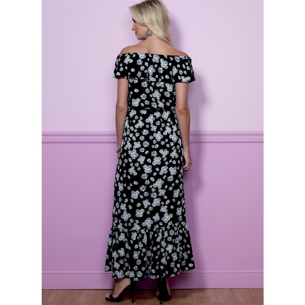 Butterick Pattern B6451 Misses Gathered Blouson Dresses 6451 Image 6 From Patternsandplains.com