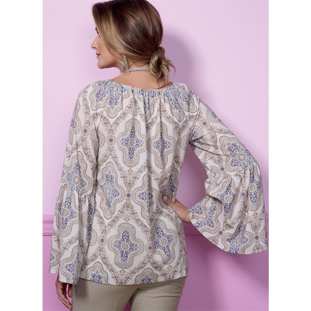 Butterick Pattern B6455 Misses Gathered Raglan Sleeve Tops 6455 Image 6 From Patternsandplains.com