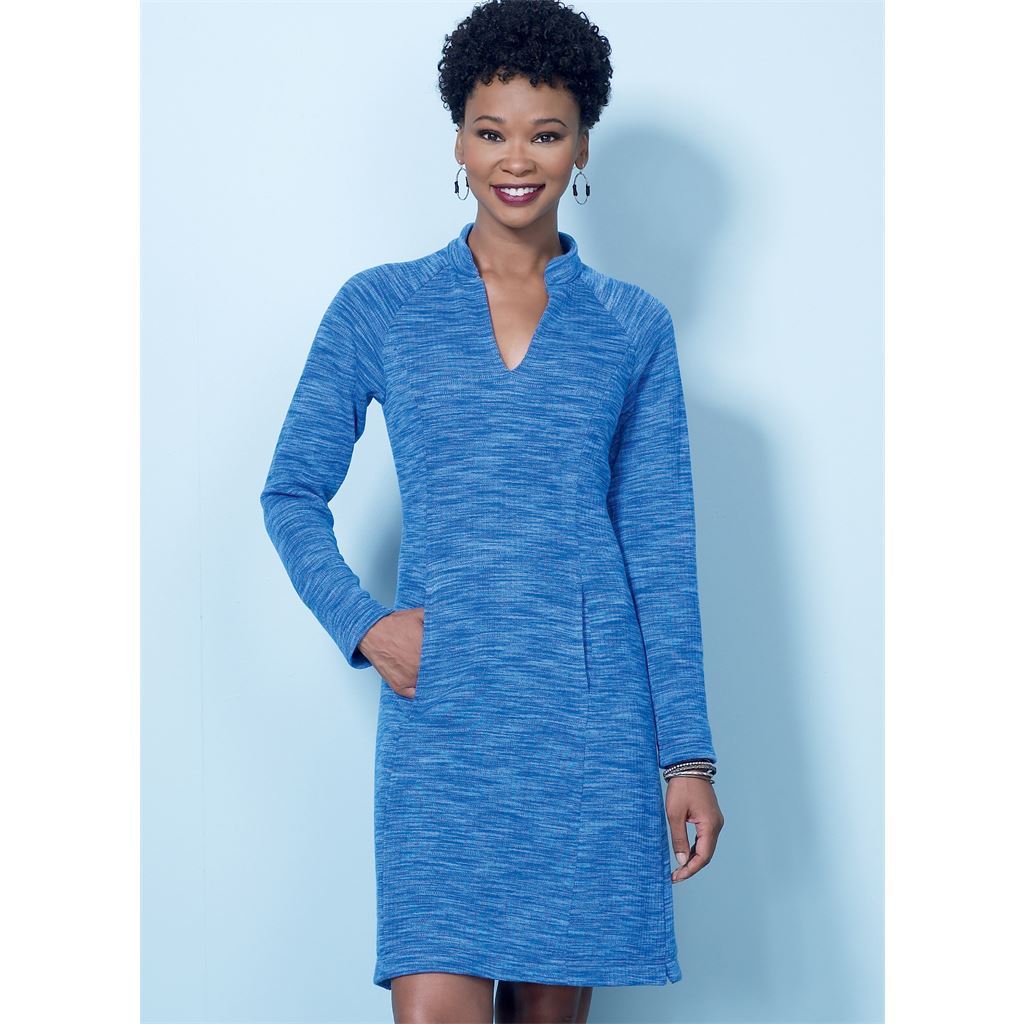 Butterick Pattern B6494 Misses Knit Raglan Sleeve Tops and Dress Vest and Pull On Pants 6494 Image 2 From Patternsandplains.com