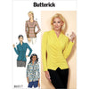 Butterick Pattern B6517 Misses Top with Pleat and Options 6517 Image 1 From Patternsandplains.com
