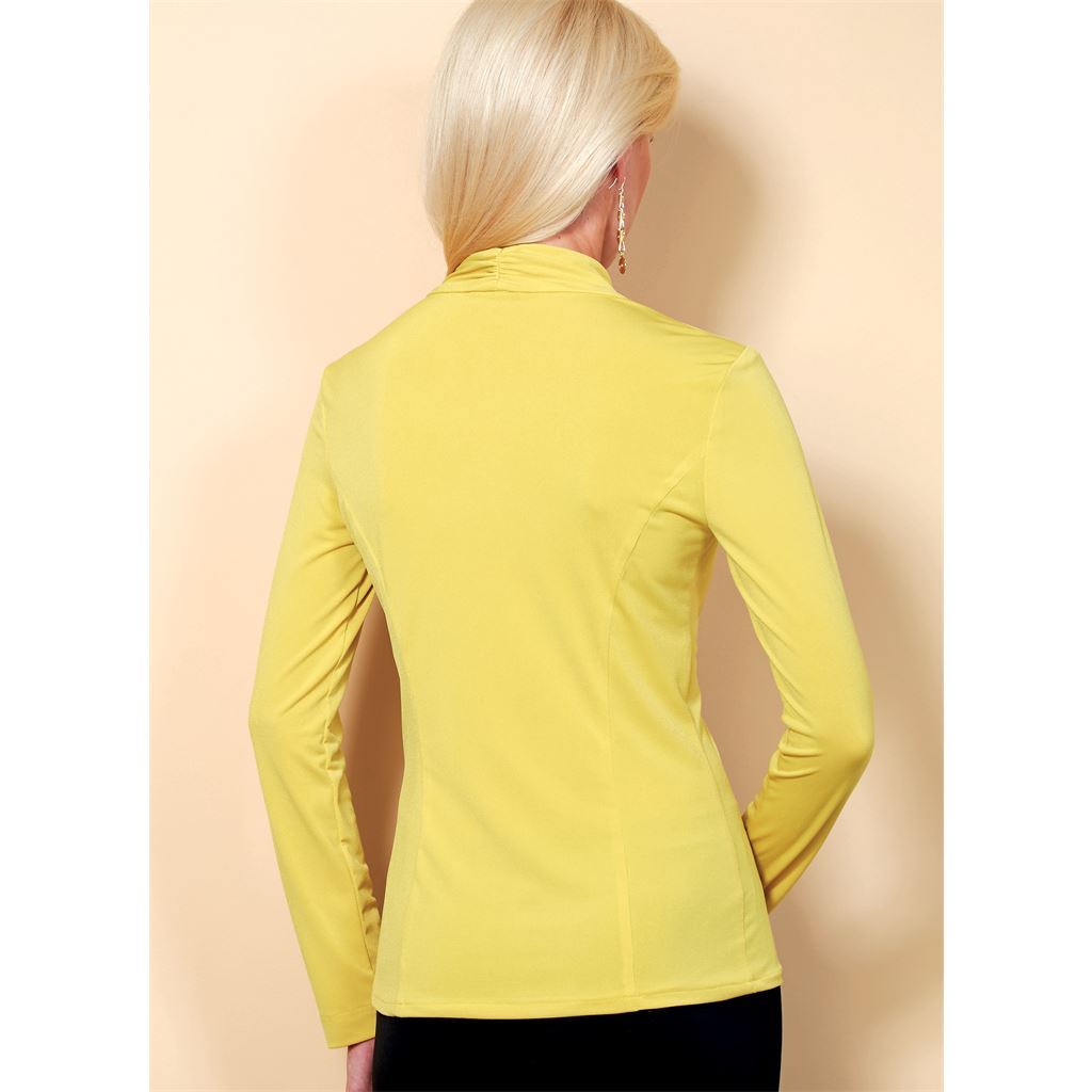 Butterick Pattern B6517 Misses Top with Pleat and Options 6517 Image 3 From Patternsandplains.com