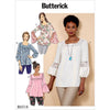 Butterick Pattern B6518 Misses Square Neck Top with Yoke 6518 Image 1 From Patternsandplains.com