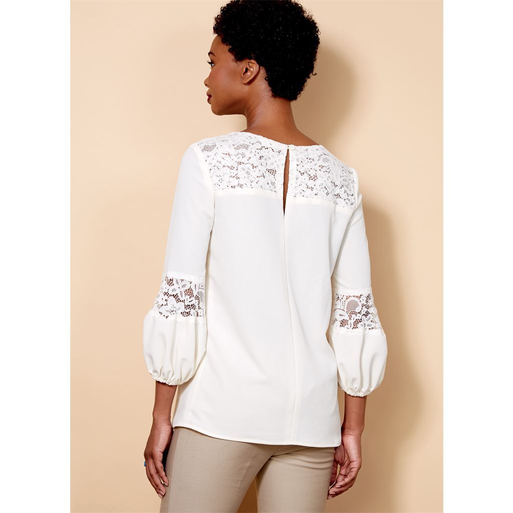 Butterick Pattern B6518 Misses Square Neck Top with Yoke 6518 Image 4 From Patternsandplains.com