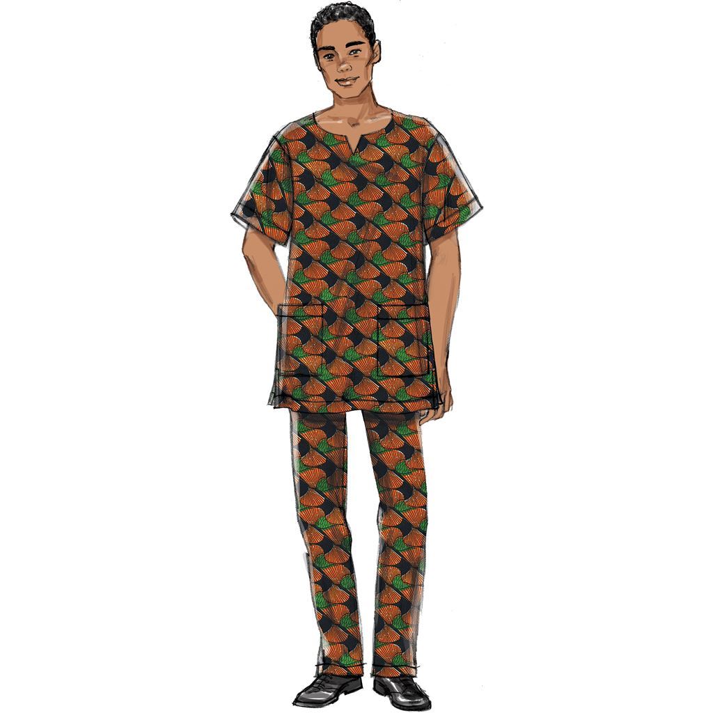 Butterick Pattern B6534 Misses Mens Coat Tunic and Pants 6534 Image 5 From Patternsandplains.com