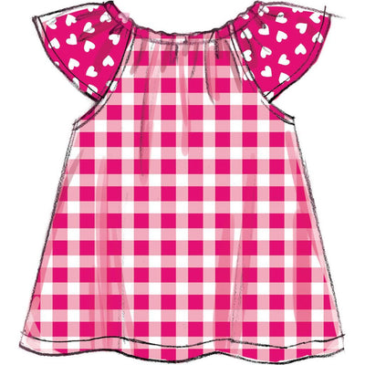 Butterick Pattern B6549 Infants Romper Dress and Panties 6549 Image 7 From Patternsandplains.com