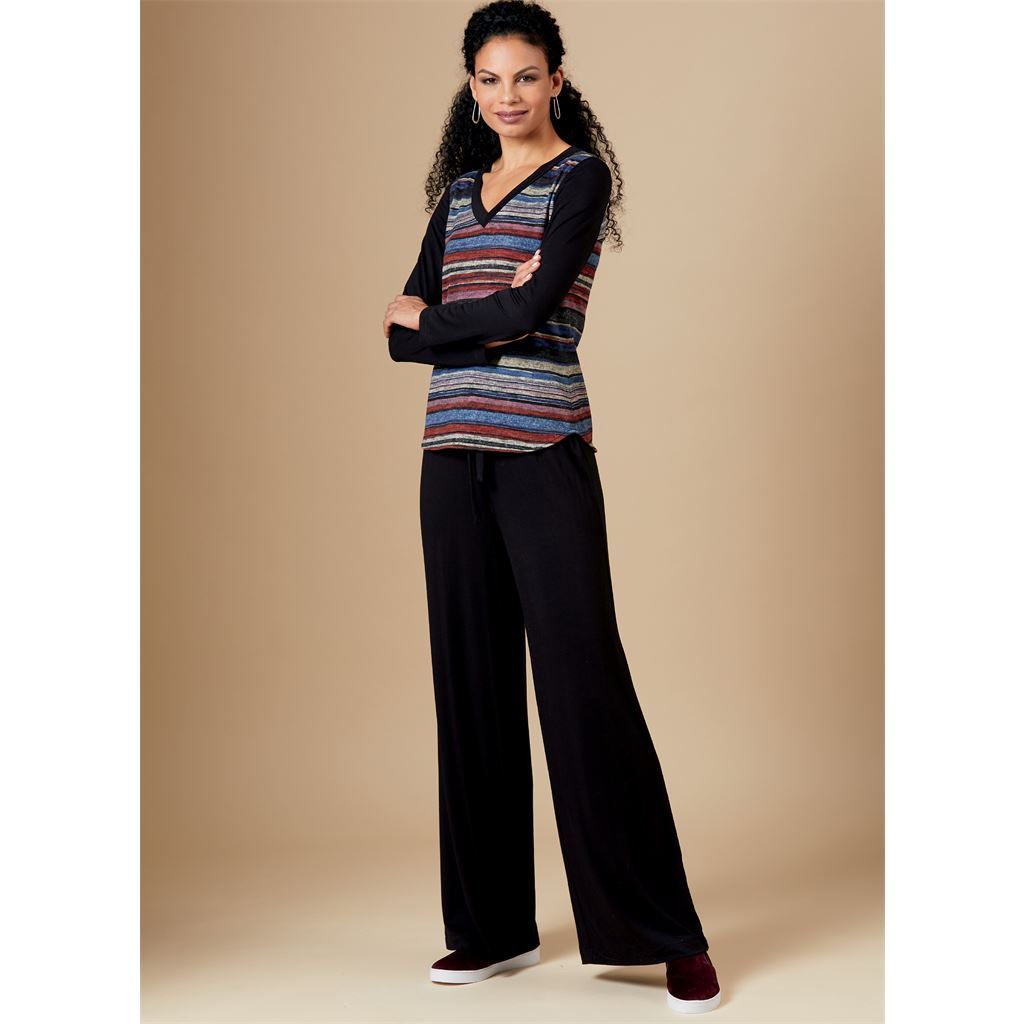 Butterick Pattern B6600 Misses Jacket Top Dress Jumpsuit and Pants 6600 Image 10 From Patternsandplains.com