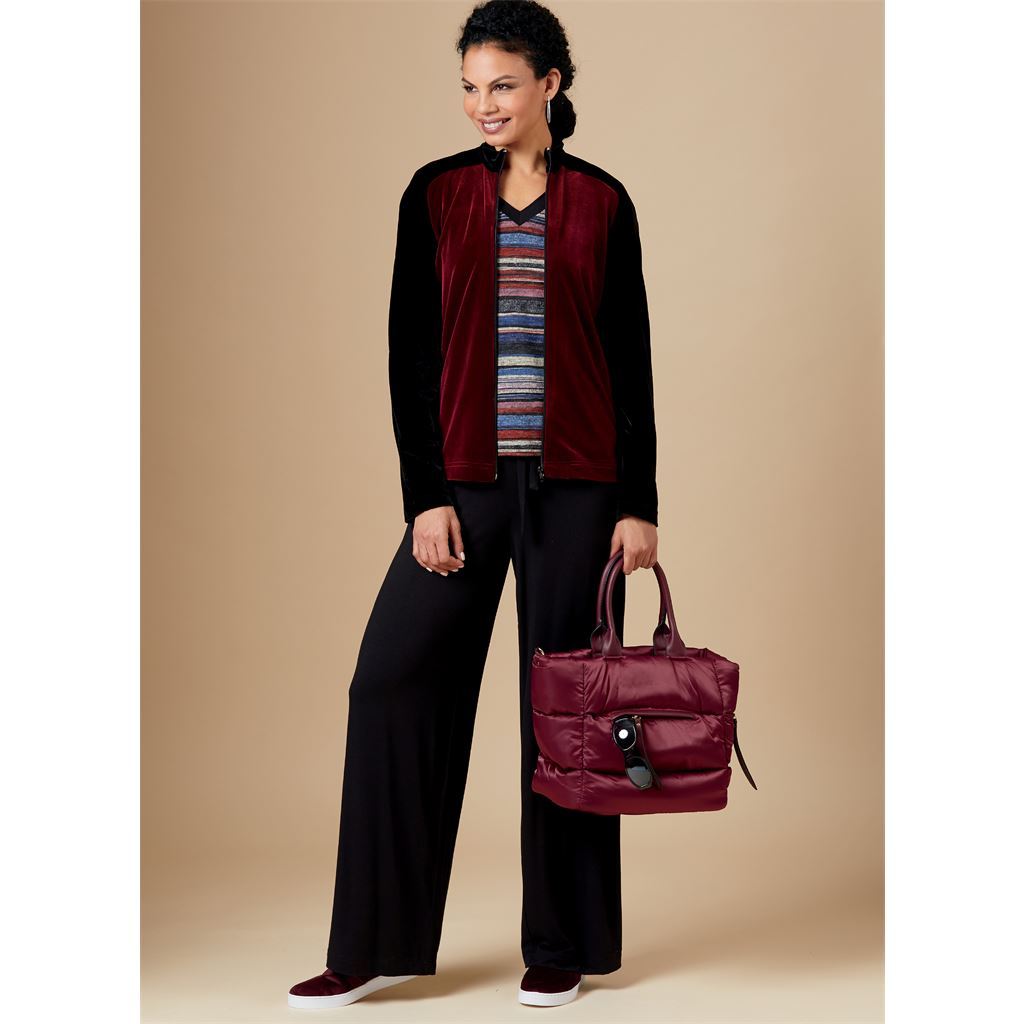 Butterick Pattern B6600 Misses Jacket Top Dress Jumpsuit and Pants 6600 Image 13 From Patternsandplains.com