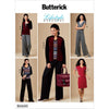 Butterick Pattern B6600 Misses Jacket Top Dress Jumpsuit and Pants 6600 Image 1 From Patternsandplains.com