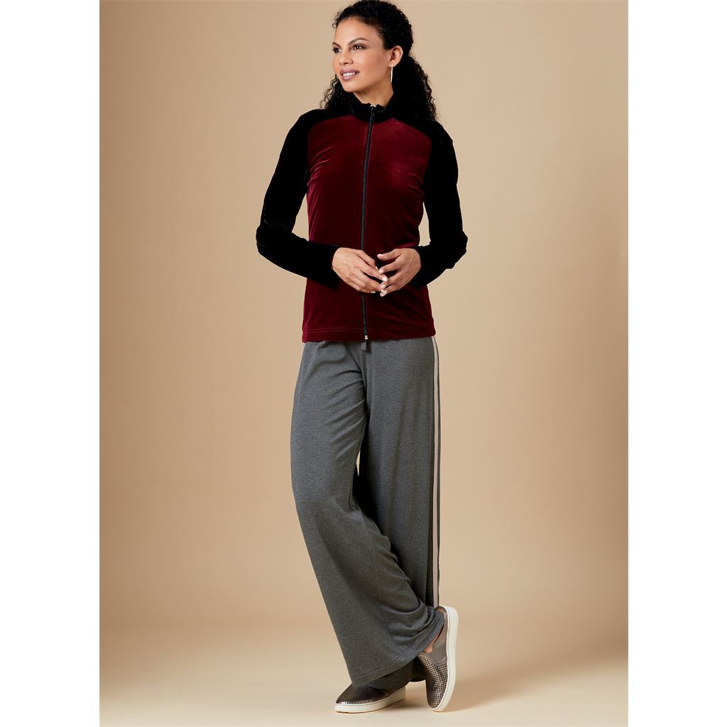 Butterick Pattern B6600 Misses Jacket Top Dress Jumpsuit and Pants 6600 Image 7 From Patternsandplains.com