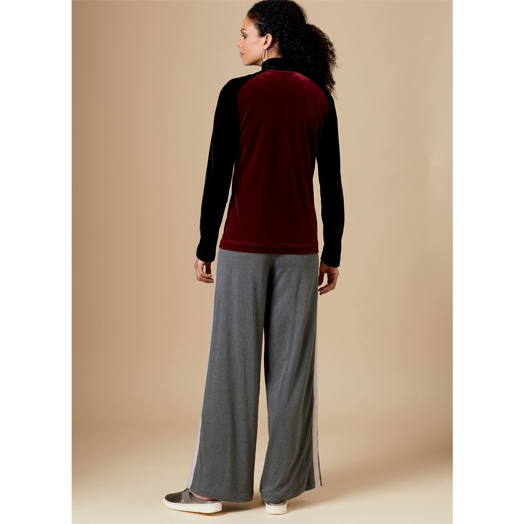 Butterick Pattern B6600 Misses Jacket Top Dress Jumpsuit and Pants 6600 Image 8 From Patternsandplains.com