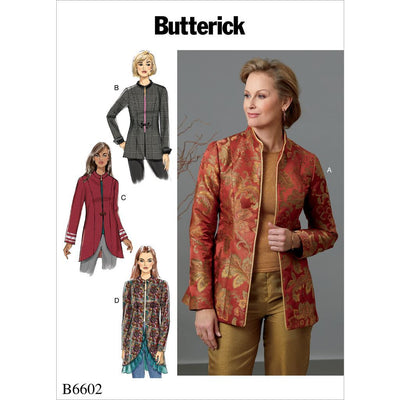 Butterick Pattern B6602 Misses Misses Petite Jacket 6602 Image 1 From Patternsandplains.com