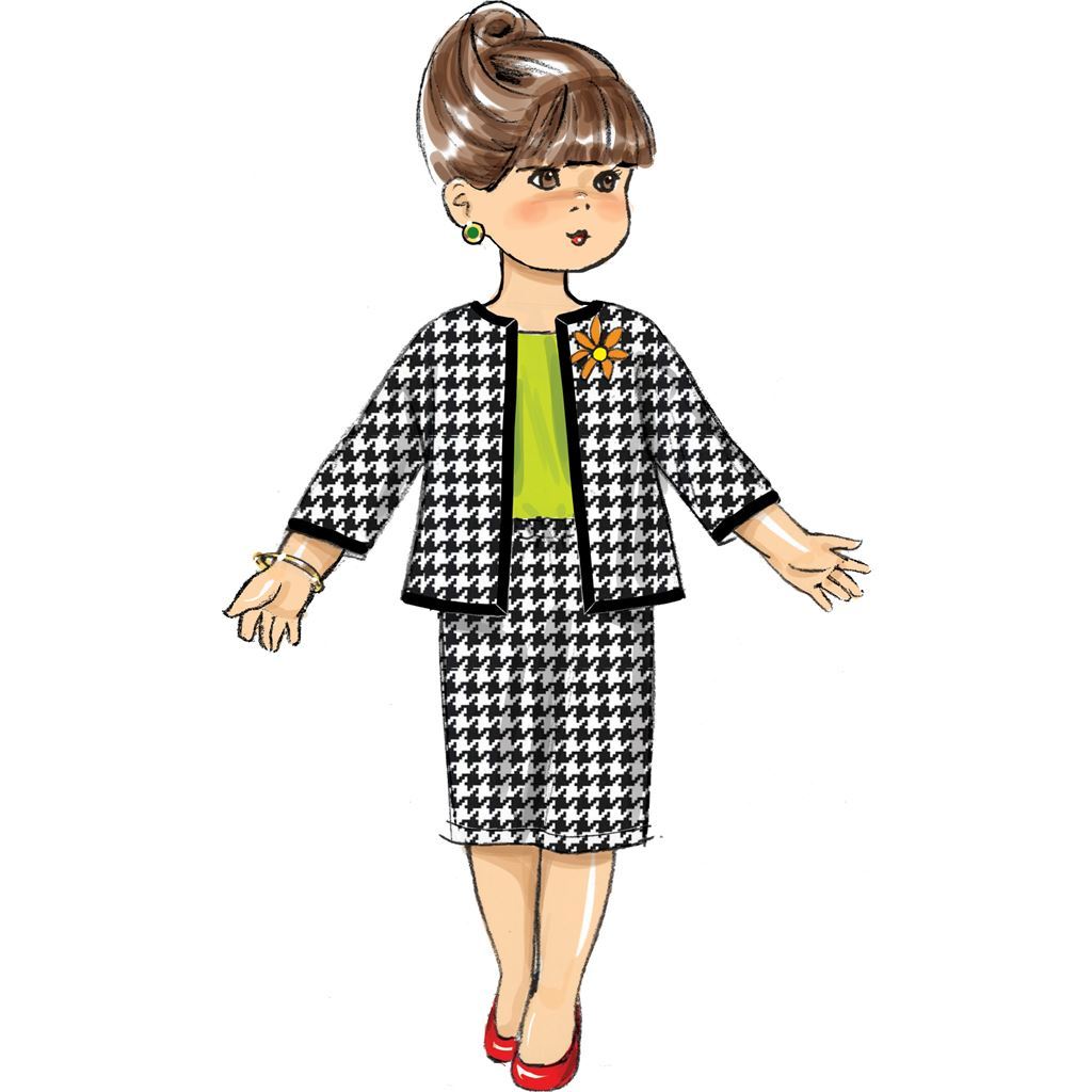 Butterick Pattern B6606 Clothes For 18 Doll 6606 Image 6 From Patternsandplains.com