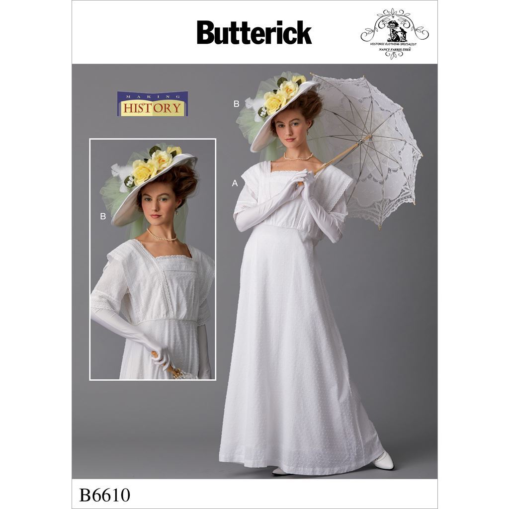 Butterick Pattern B6610 Misses Costume and Hat 6610 Image 1 From Patternsandplains.com