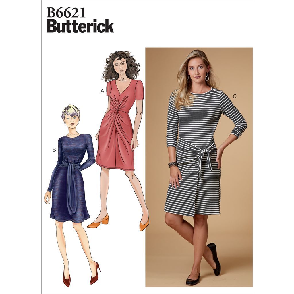 Butterick Pattern B6621 Misses Dress 6621 Image 1 From Patternsandplains.com