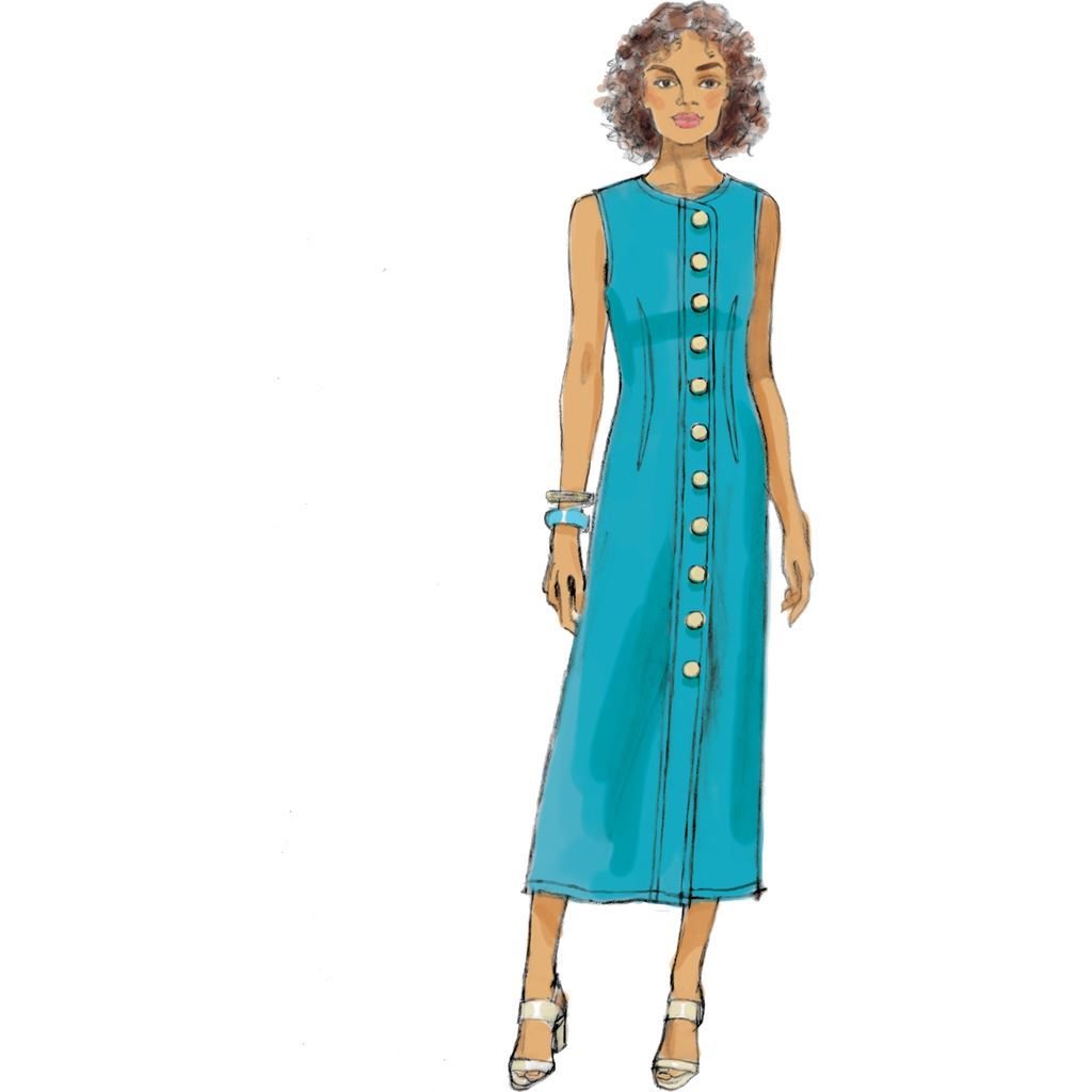 Butterick Pattern B6655 Misses Misses Petite Dress and Sash 6655 Image 4 From Patternsandplains.com