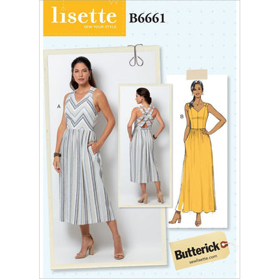 Butterick Pattern B6661 Misses Dress 6661 Image 1 From Patternsandplains.com