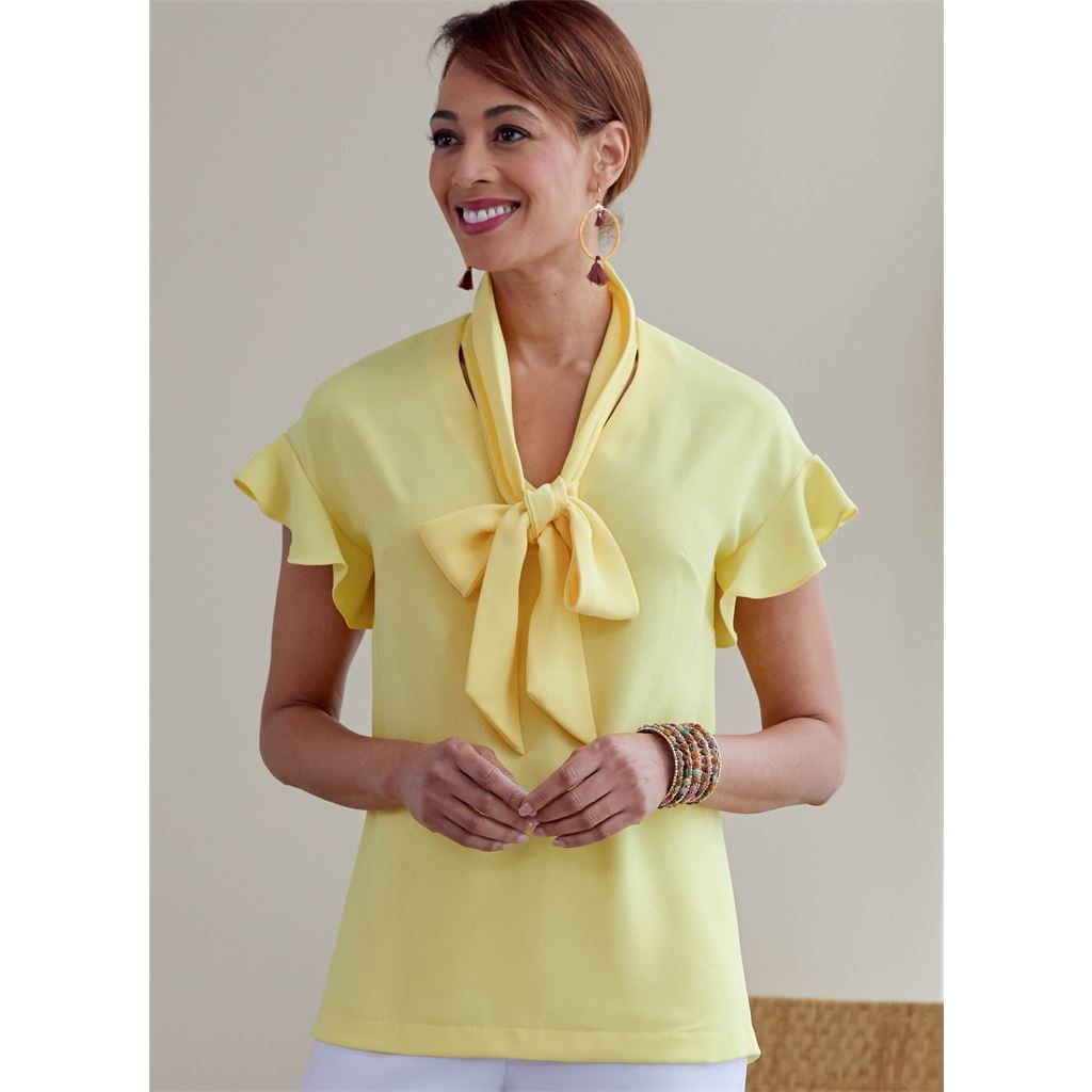 Butterick Pattern B6684 Misses Top 6684 Image 3 From Patternsandplains.com