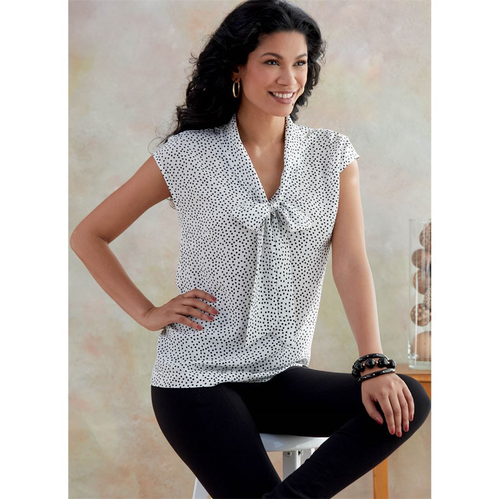 Butterick Pattern B6684 Misses Top 6684 Image 4 From Patternsandplains.com