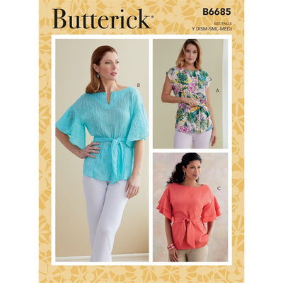 Butterick Pattern B6685 Misses Top and Sash 6685 Image 1 From Patternsandplains.com
