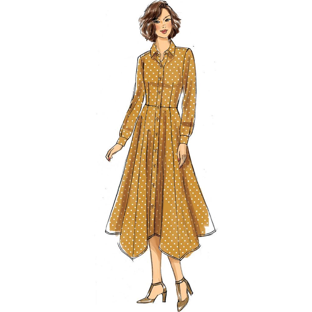 Butterick Pattern B6702 Misses Dress 6702 Image 4 From Patternsandplains.com