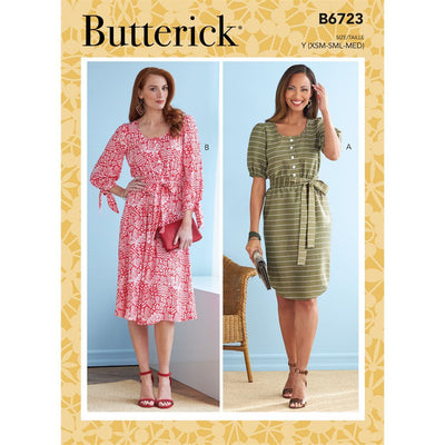 Butterick Pattern B6723 Misses Dresses 6723 Image 1 From Patternsandplains.com