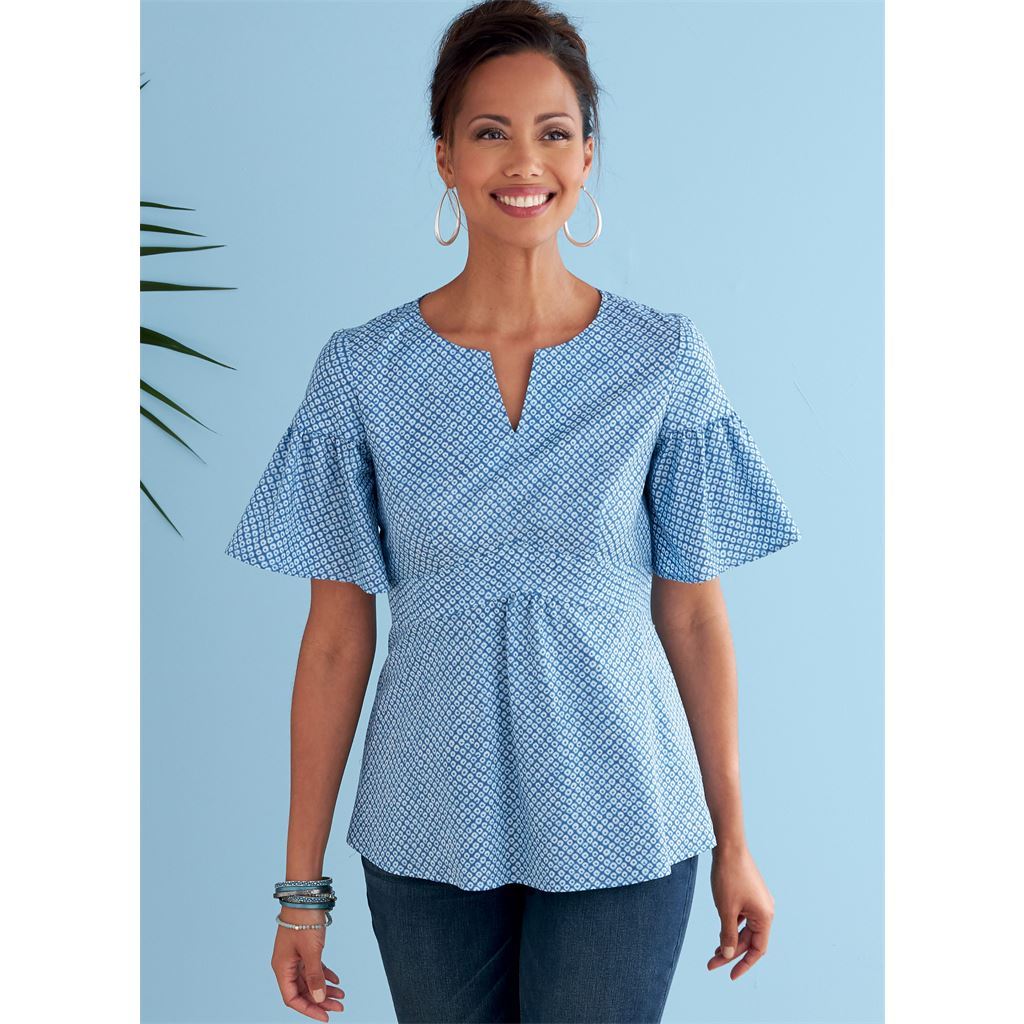 Butterick Pattern B6732 Misses Top 6732 Image 4 From Patternsandplains.com