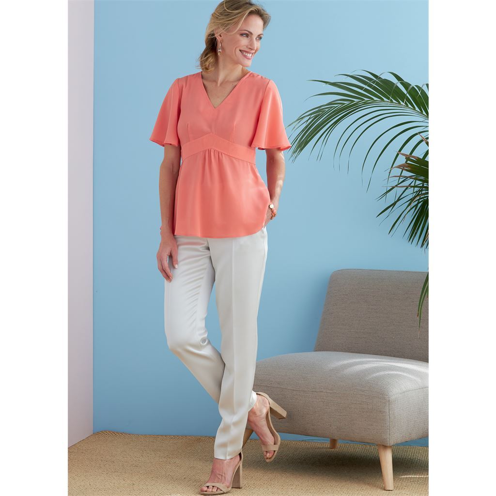 Butterick Pattern B6732 Misses Top 6732 Image 6 From Patternsandplains.com